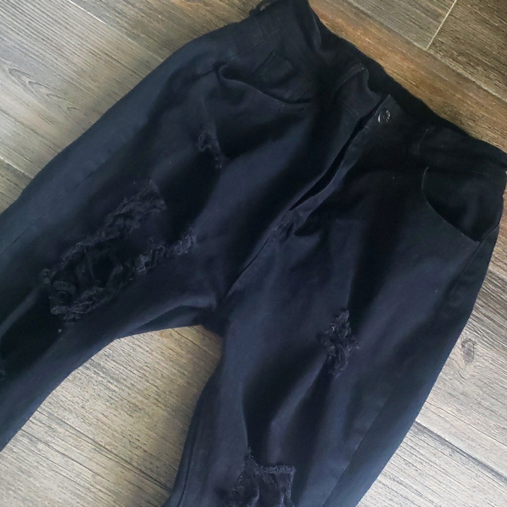 Black bell bottoms
